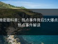 微密圈科普：热点事件背后5大爆点，热点事件解读